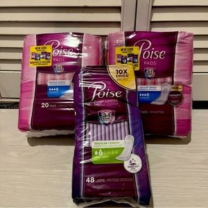 Poise pad and liners bundle